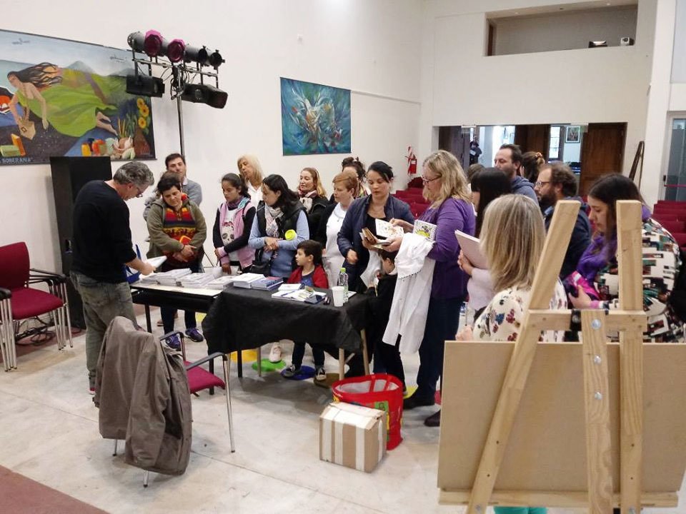 Emilio Ferrero cerró su visita a Balcarce en Cultura