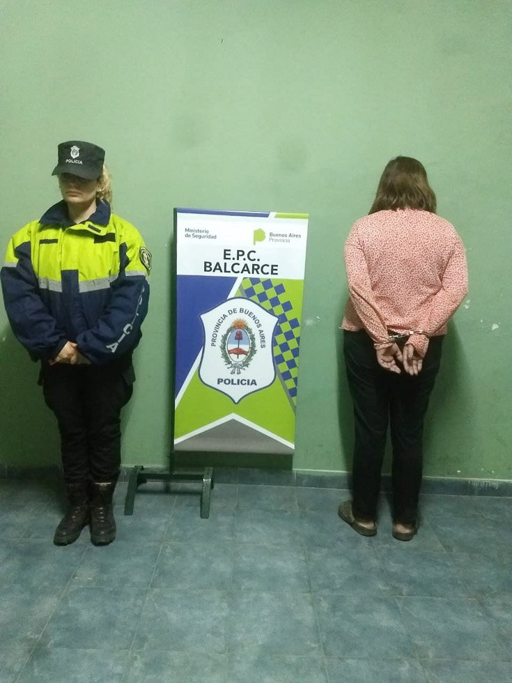Aprehendida por culpa  de un «doctor»