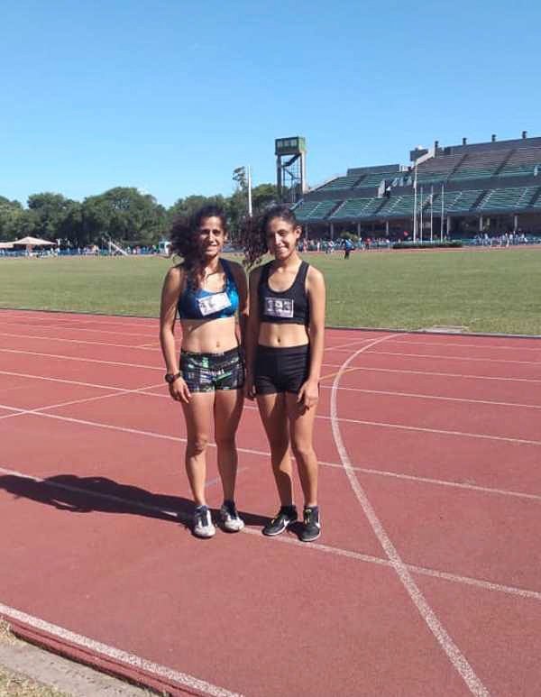 Gran actuación de Débora y Shalom  Lescano en el torneo de Pista