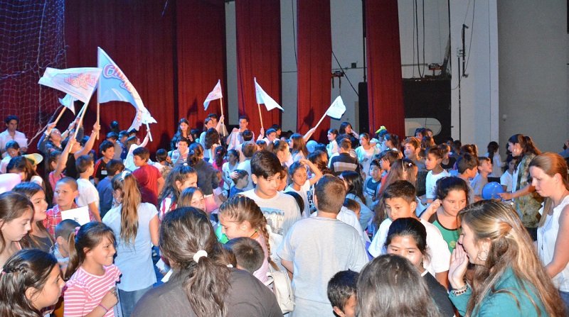 Acto de cierre del  «Club después del Cole»