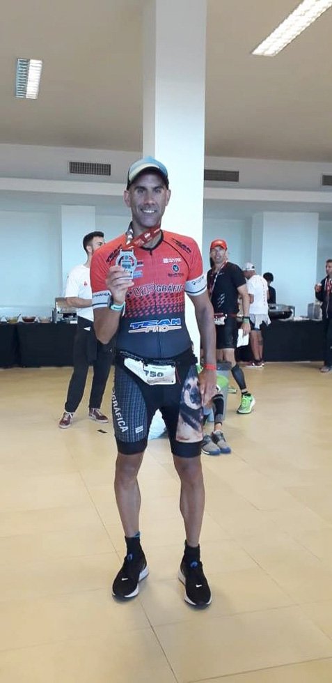 Juan Emilio Vitale participó del Ironman en Mar del Plata