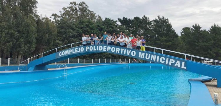 Fue inaugurada la temporada de pileta  en el Complejo Polideportivo Municipal