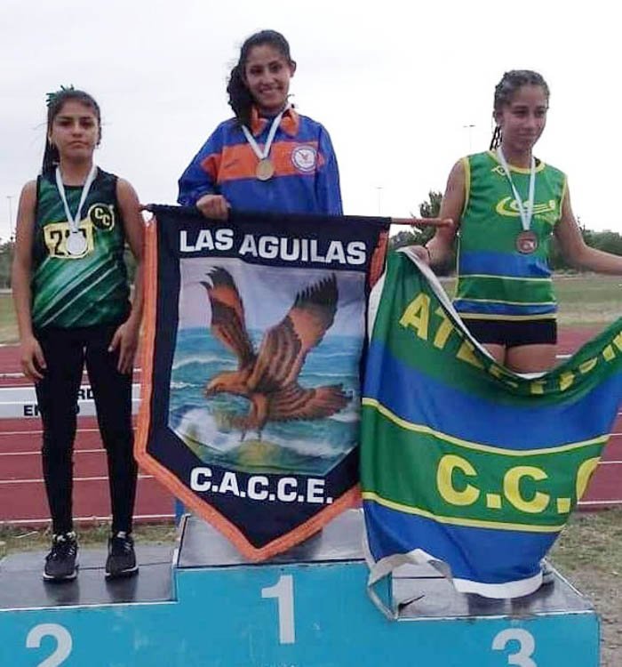 Podios atléticos en Punta del Este, Caleta Olivia y Capital Federal