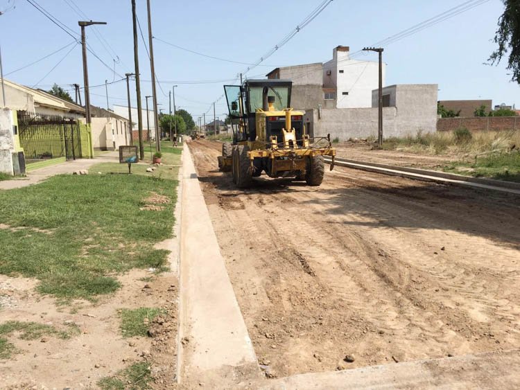 Avanza obra para pavimentación