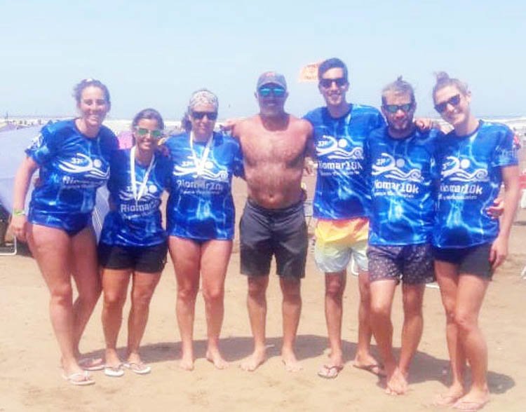 Balcarceños en una competencia con trágico final
