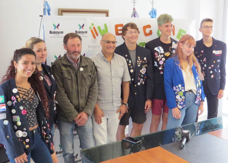 Visitaron Balcarce jóvenes que participan de programa de intercambio rotario