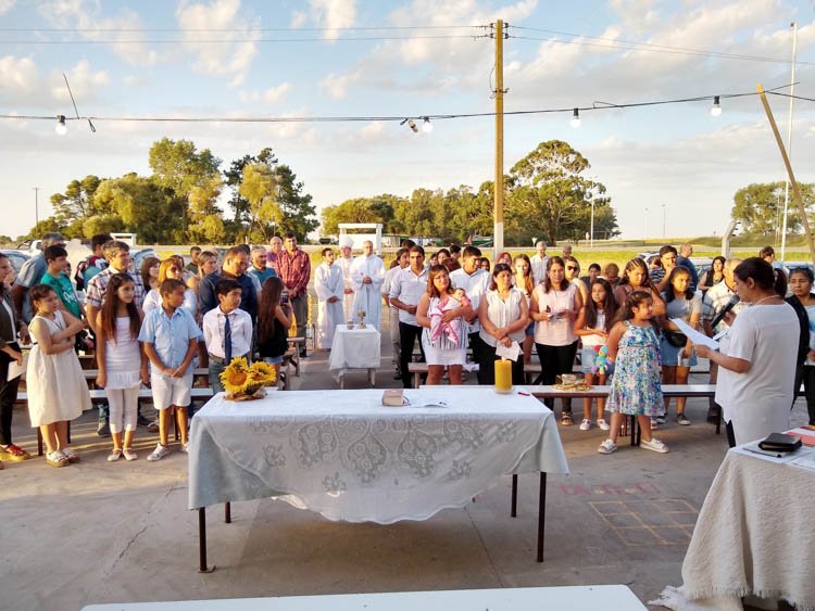 Concluyó el sábado la Misión  Rural en el paraje San Alberto