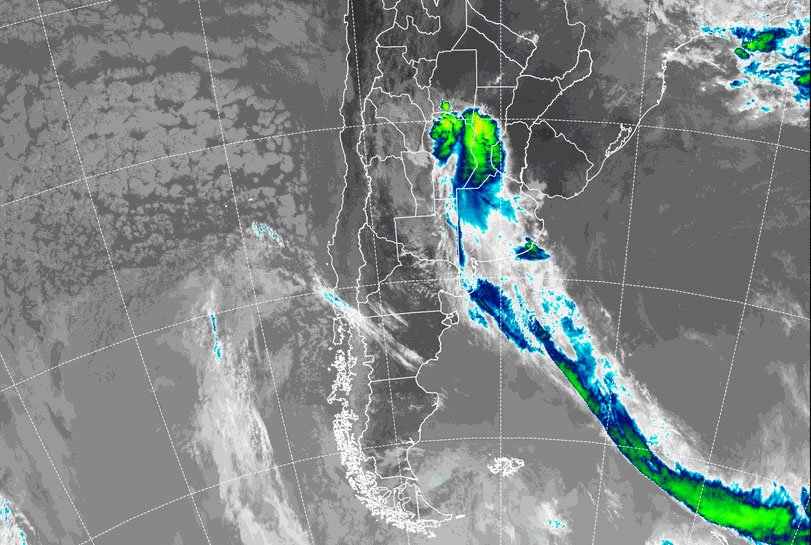 Rige el Alerta meteorológico, con posible caída de granizo y actividad eléctrica 