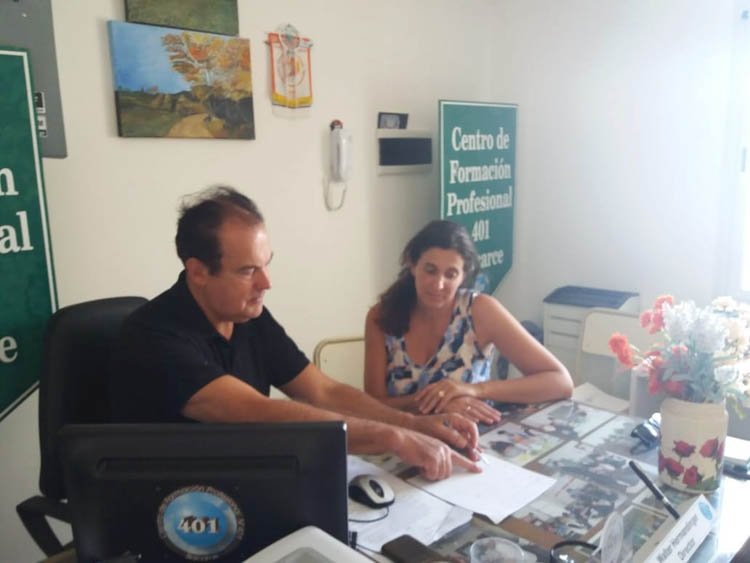 Se firmó un convenio para ampliar la oferta de cursos  que brinda el Centro de Formación Profesional