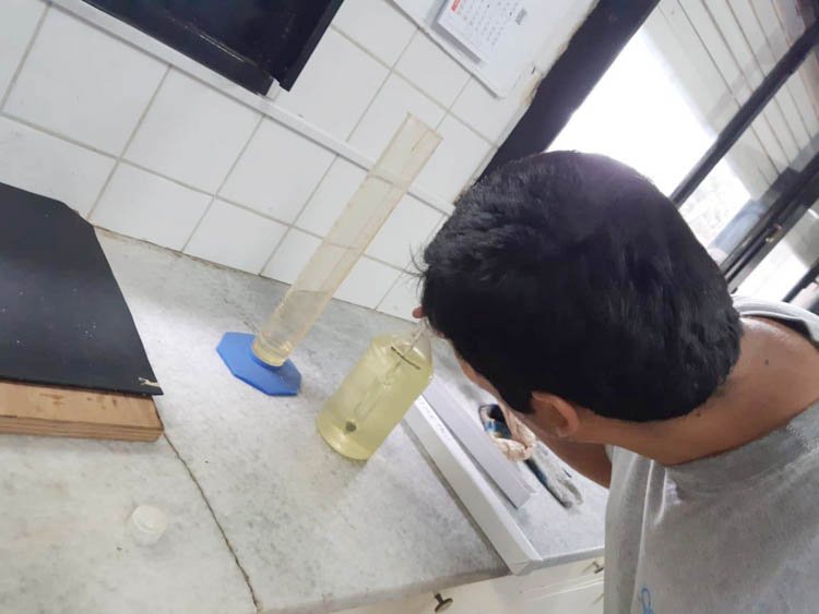 Para garantizar la eficacia del cloro, Aguas  de Balcarce estableció un proceso de control