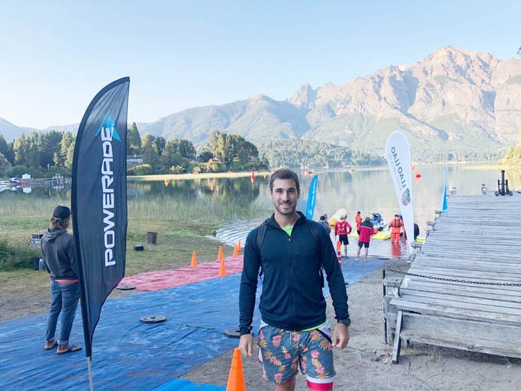 Santiago Scioli destacado en  el Iron Man 70.3 de Bariloche