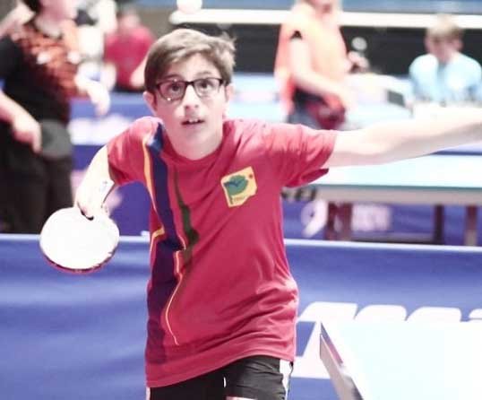 Ignacio Bianchini convocado al  Selectivo Nacional de Tenis de Mesa