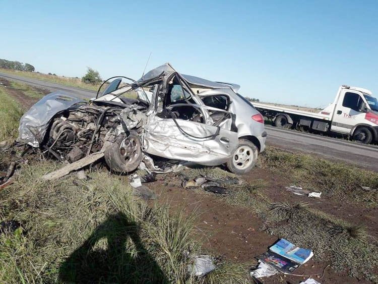  Balcarceño perdió la vida en  un choque frontal en la ruta 55