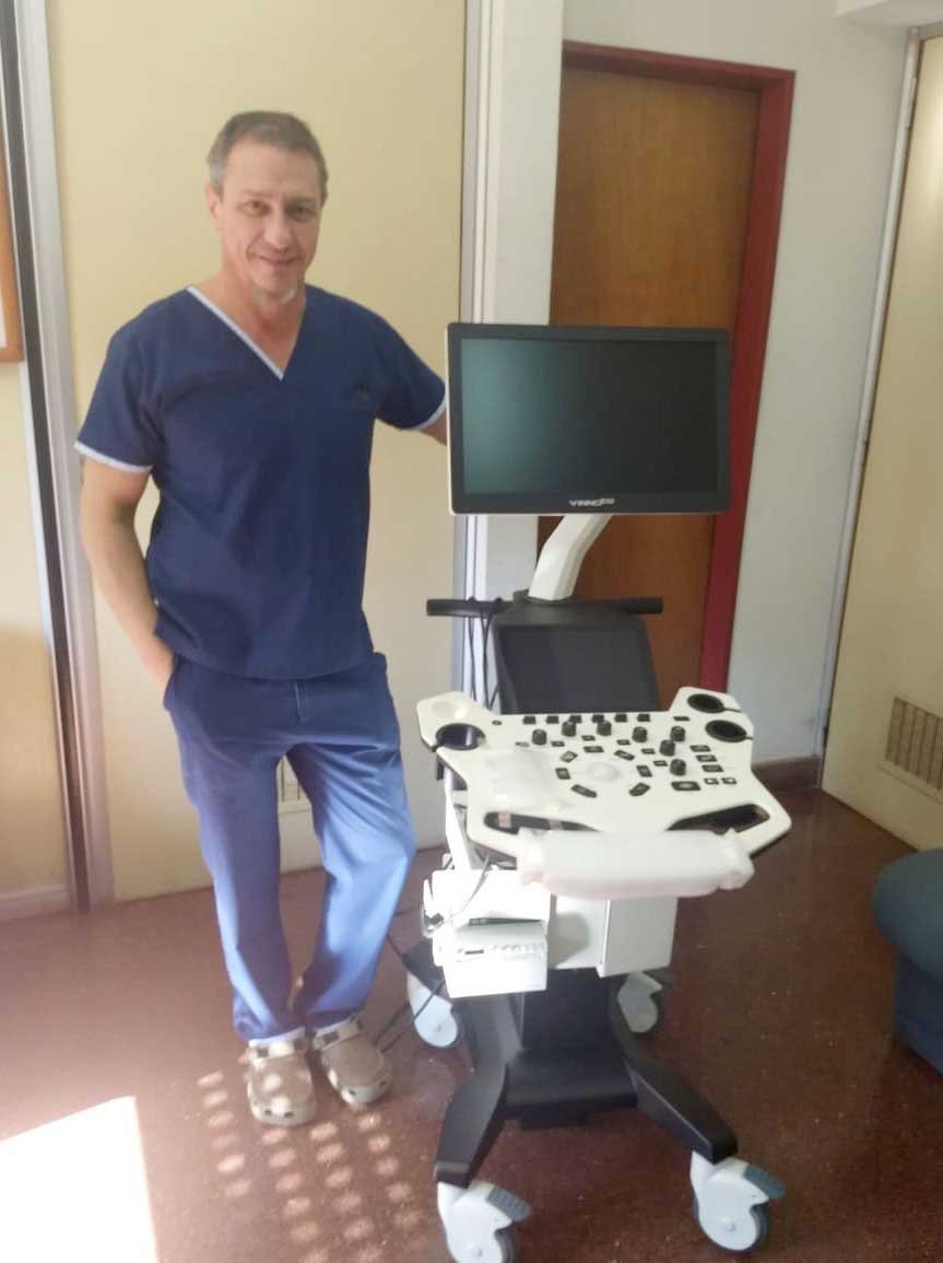Donaron al Hospital un ecocardiógrafo