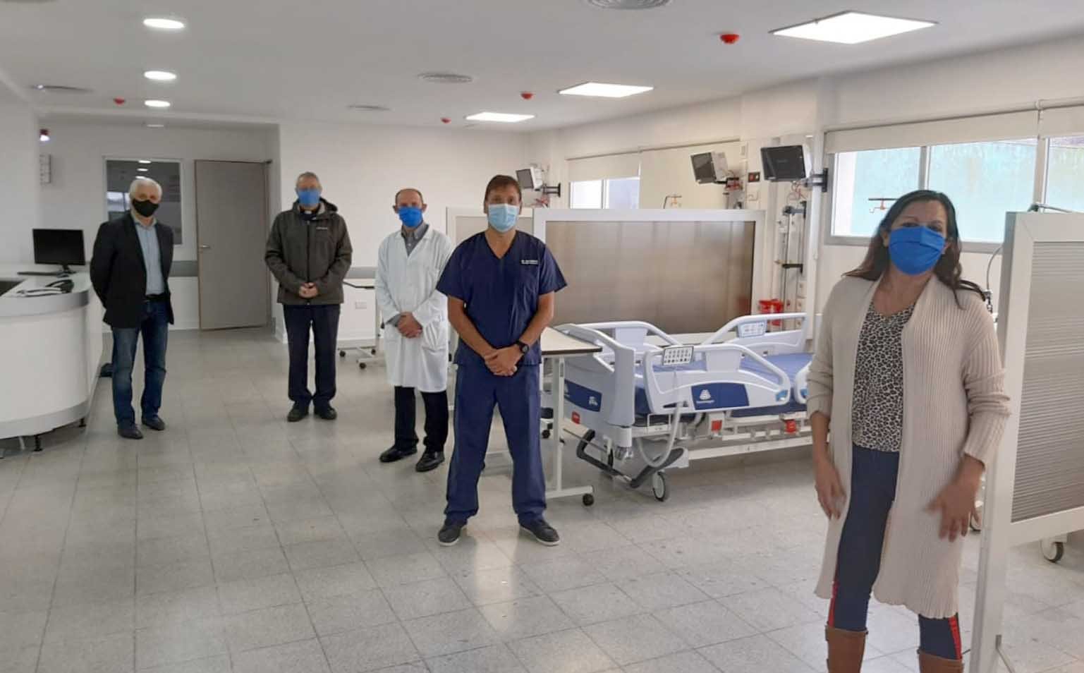 Bendición de la flamante Unidad de Terapia Intensiva del Hospital