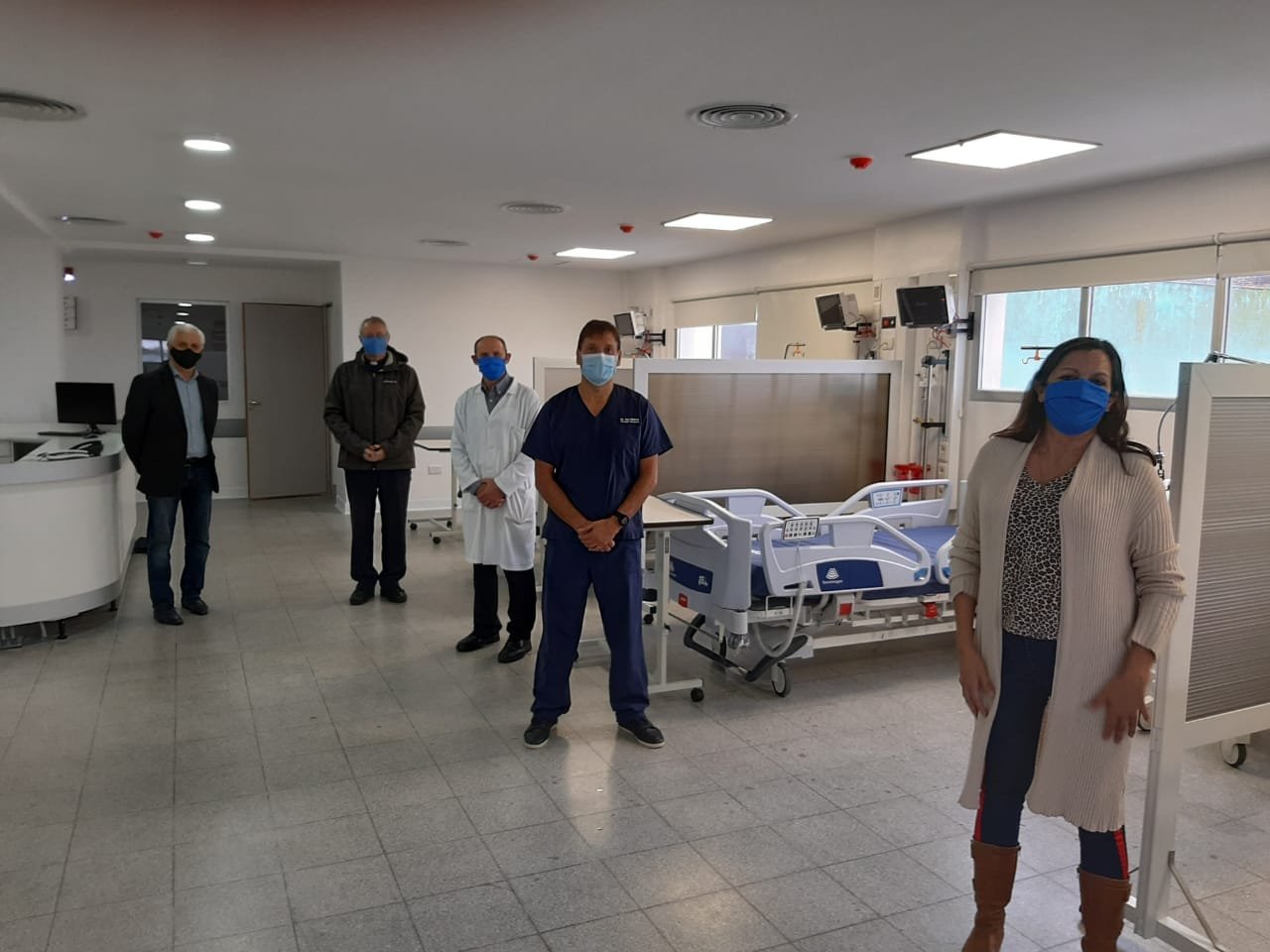 Bendición de la flamante Unidad de Terapia Intensiva del Hospital