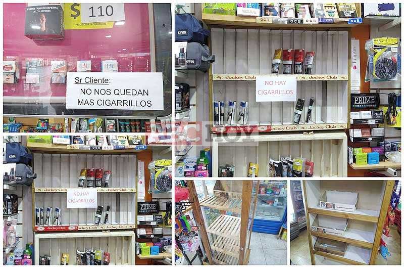 Fumadores desesperados ante el  desabastecimiento de cigarrillos