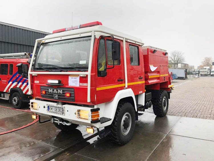 Los Bomberos sumaron un camión de rescate y una autobomba para incendios forestales