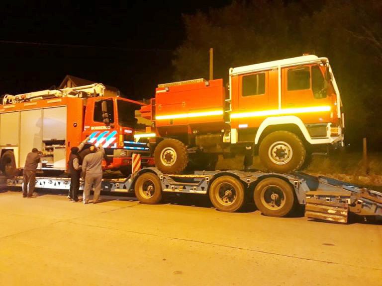 Los Bomberos ya recibieron  los dos  camiones recientemente adquiridos