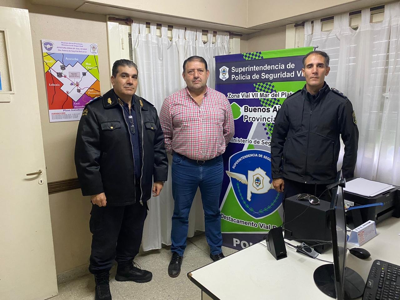Referentes de fuerzas de seguridad analizaron temas relacionados  con las acciones del control de la cuarentena