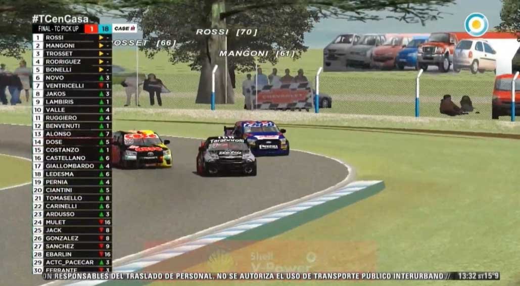 TC Pick up virtual:  Mangoni se quedó con el tercer puesto en Córdoba
