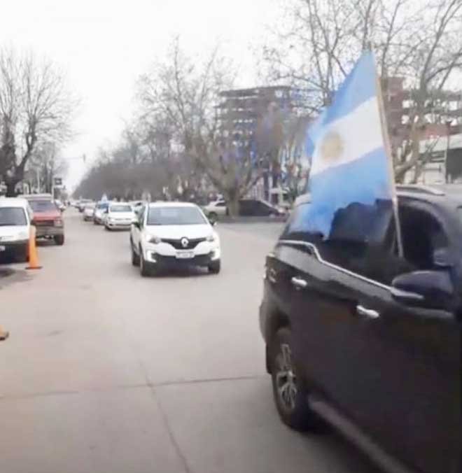 También en Balcarce hubo una movilización por Vicentín