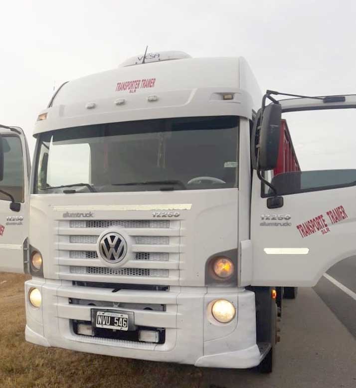 Apareció en Córdoba el camión que le robaron  a un balcarceño