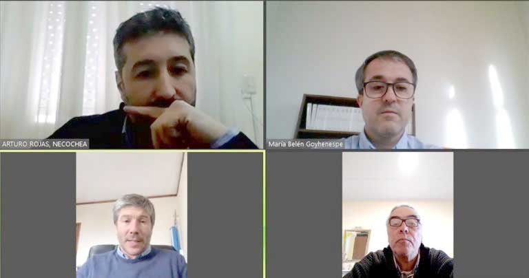 Stoppani dialogó con funcionarios de  la zona para coordinar controles
