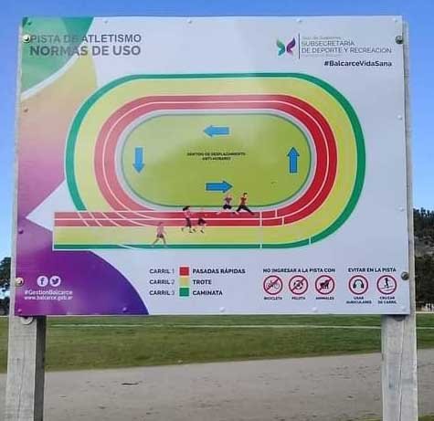 Se colocó cartelería en el Cerro "El Triunfo"