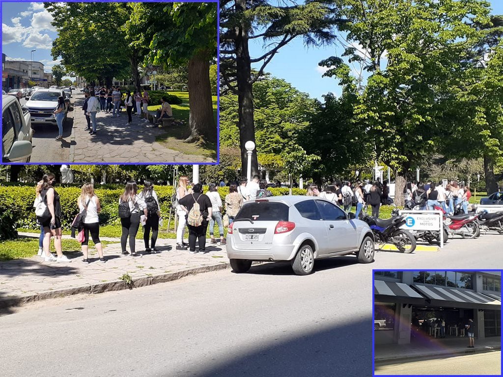 Más de tres cuadras de cola por búsqueda de trabajo para el anexo del Museo Fangio