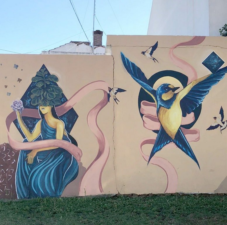 Atractivas obras de arte urbano