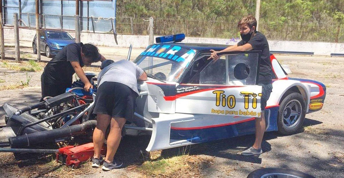 Raúl y Marcio Cunqueiro realizaron distintas pruebas en el “Juan Manuel Fangio”