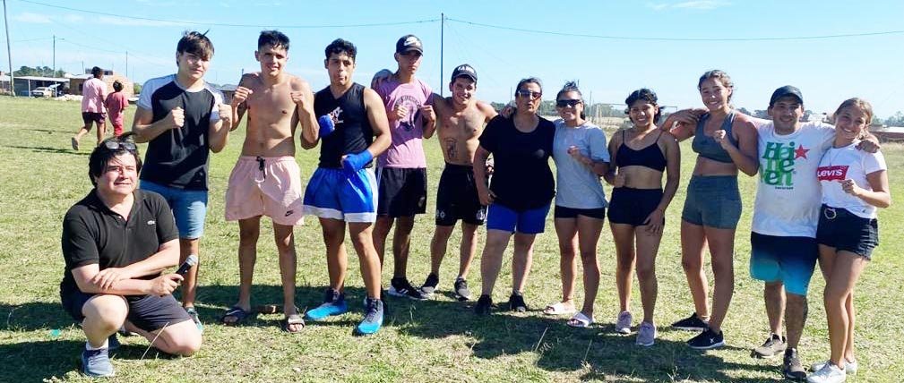 Púgiles locales participaron de una exhibición