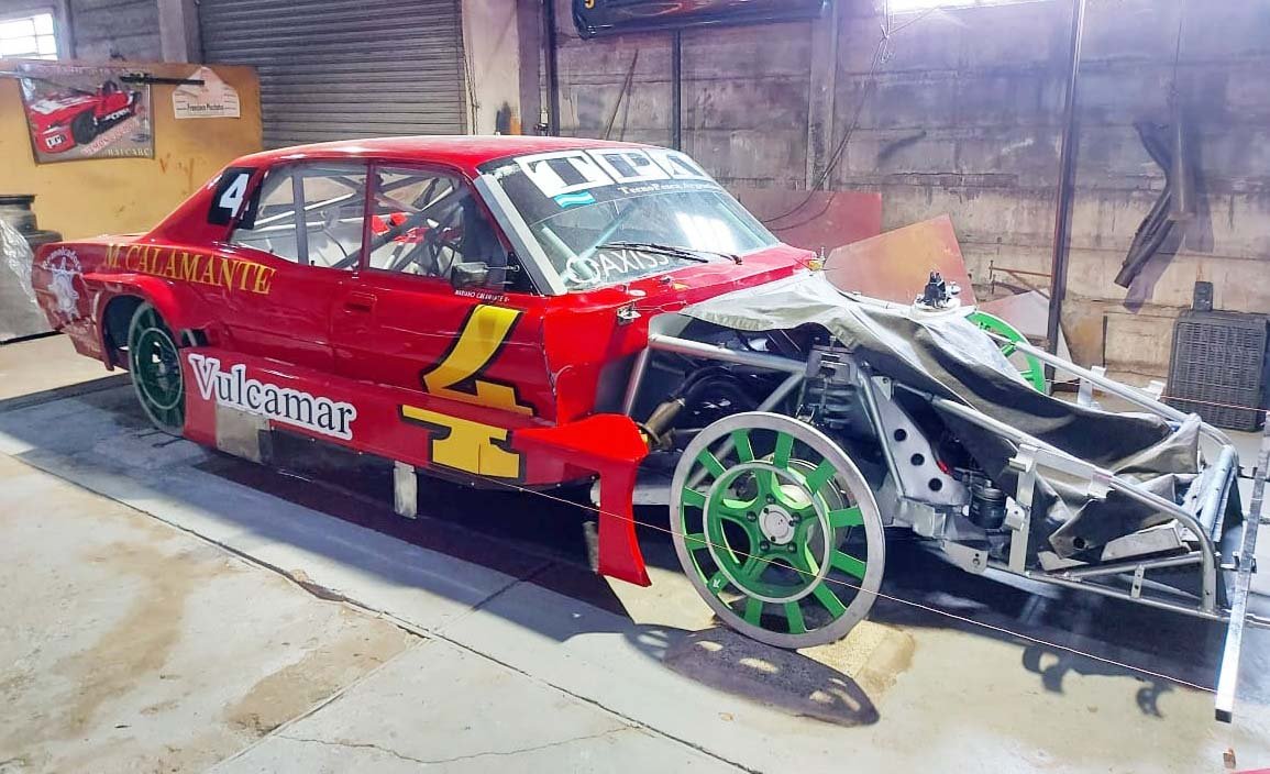 Mariano Andrés Calamante retomó los  trabajos en el Ford Fairlaine