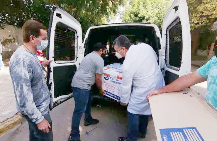 Un llamado anónimo alertó sobre la presunta  venta ilegal de vacunas Sputnik en el Hospital