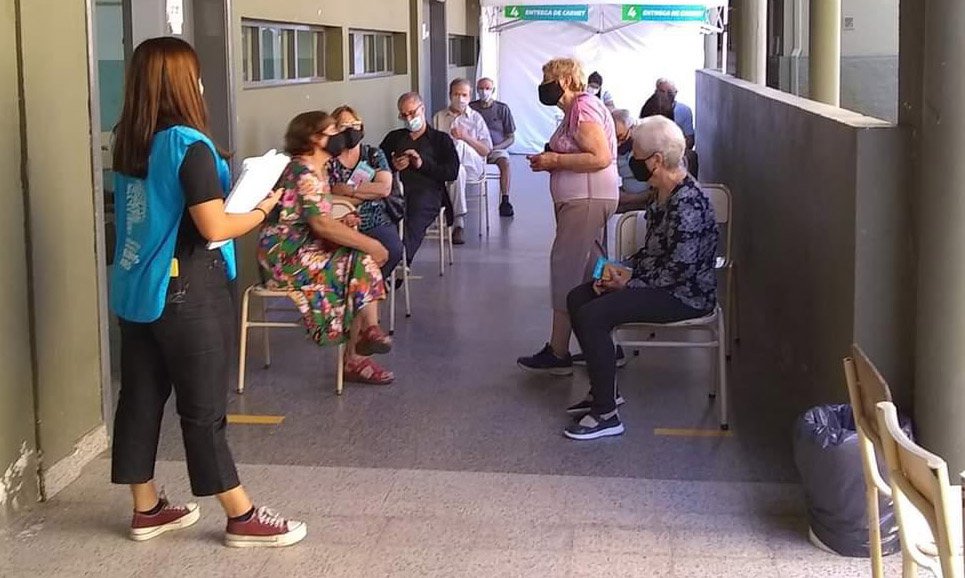 A partir del lunes el vacunatorio Covid  funcionará en el club Ferroviarios