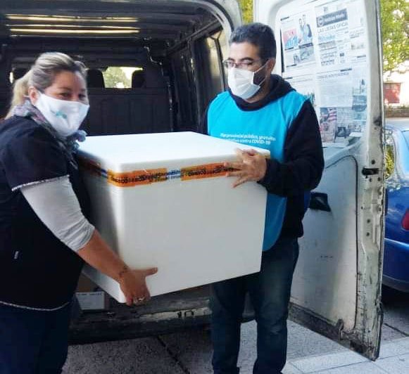 Llegaron 600 vacunas de Sinopharm