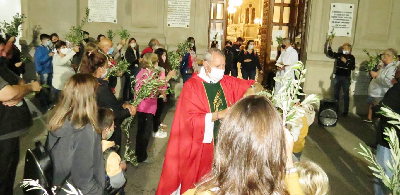 Comenzó la celebración de Semana Santa con el Domingo de Ramos