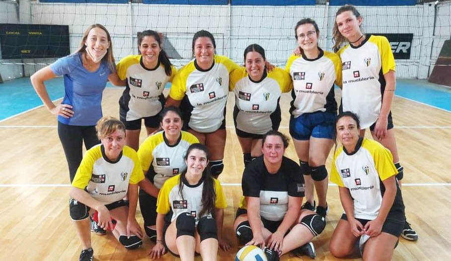 Debutó el equipo maxi voley de Sportivo Trabajo
