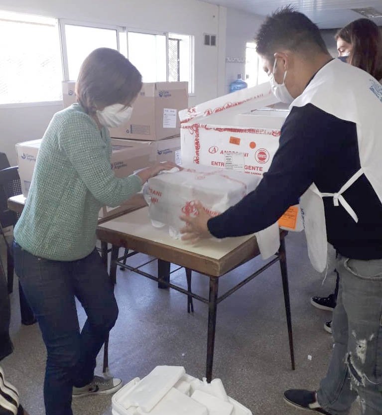 Llegaron 600 dosis más para mayores de 60 años  con las que se conseguirá vacunar a 2.850 de ellos