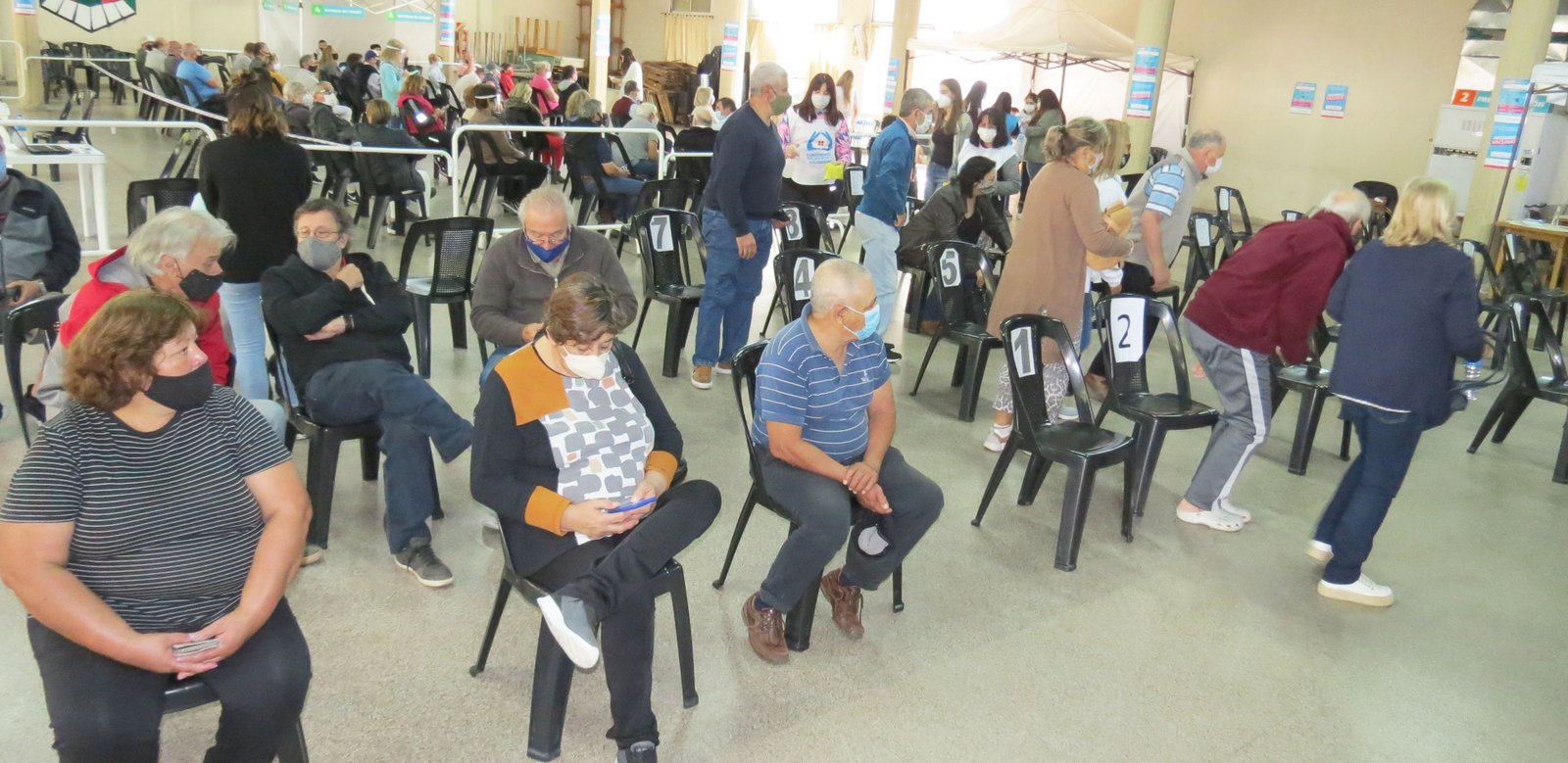 Abril culminará como el mejor mes  del plan de vacunación en Balcarce