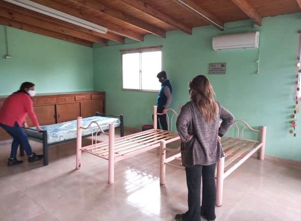 Ante la crítica situación sanitaria suman  al Centro Arco Iris para albergar pacientes