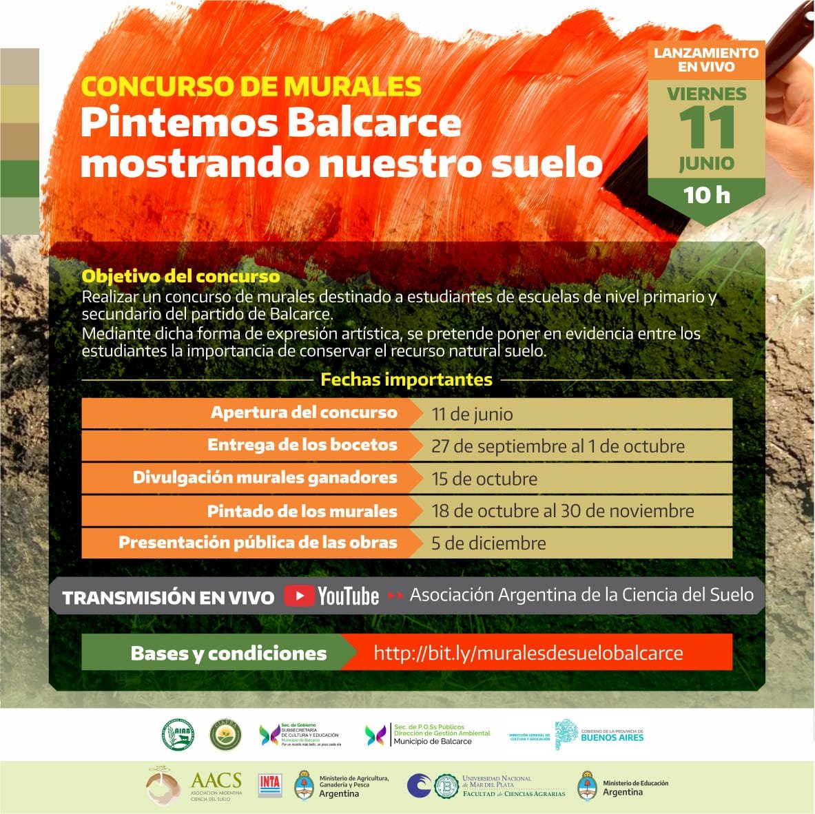 Se lanza un concurso de murales denominado "Pintemos Balcarce mostrando nuestro suelo”