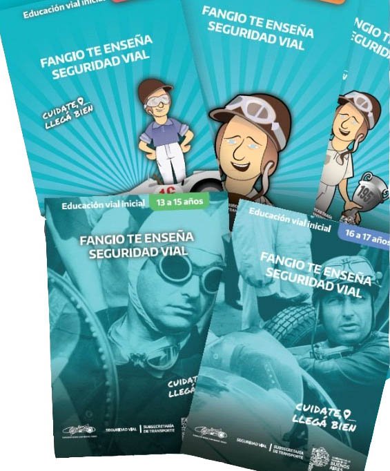 Lanzan desde Balcarce el programa  "Fangio te enseña seguridad vial"