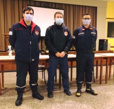 Asunción del jefe y segundo Jefe de los bomberos