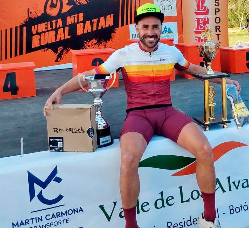 Jonatan Dipierro ganó en su categoría en la Vuelta de Batán de Rural Bike