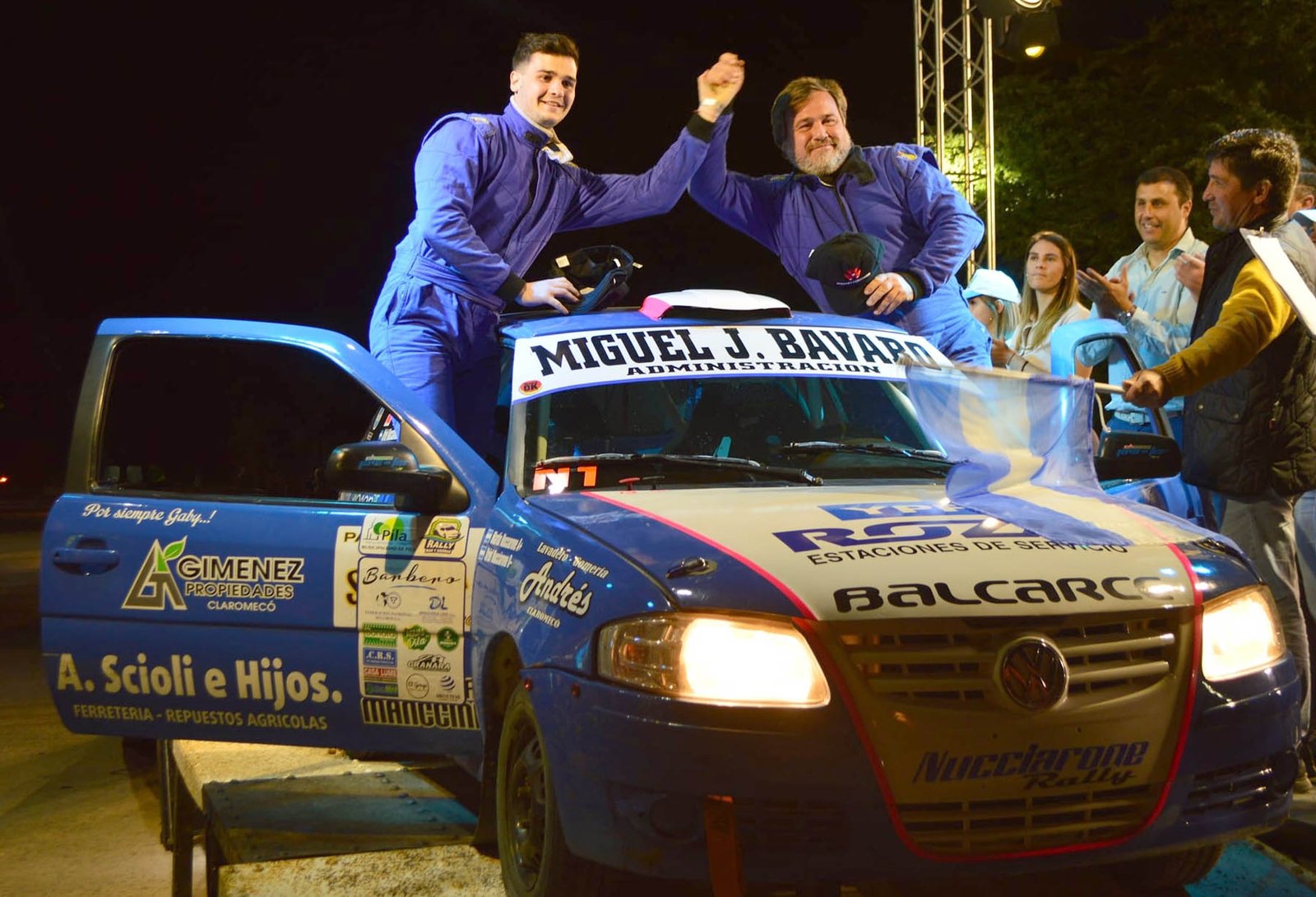 Rally Mar y Sierras: Nucciarone fue protagonista en Pila