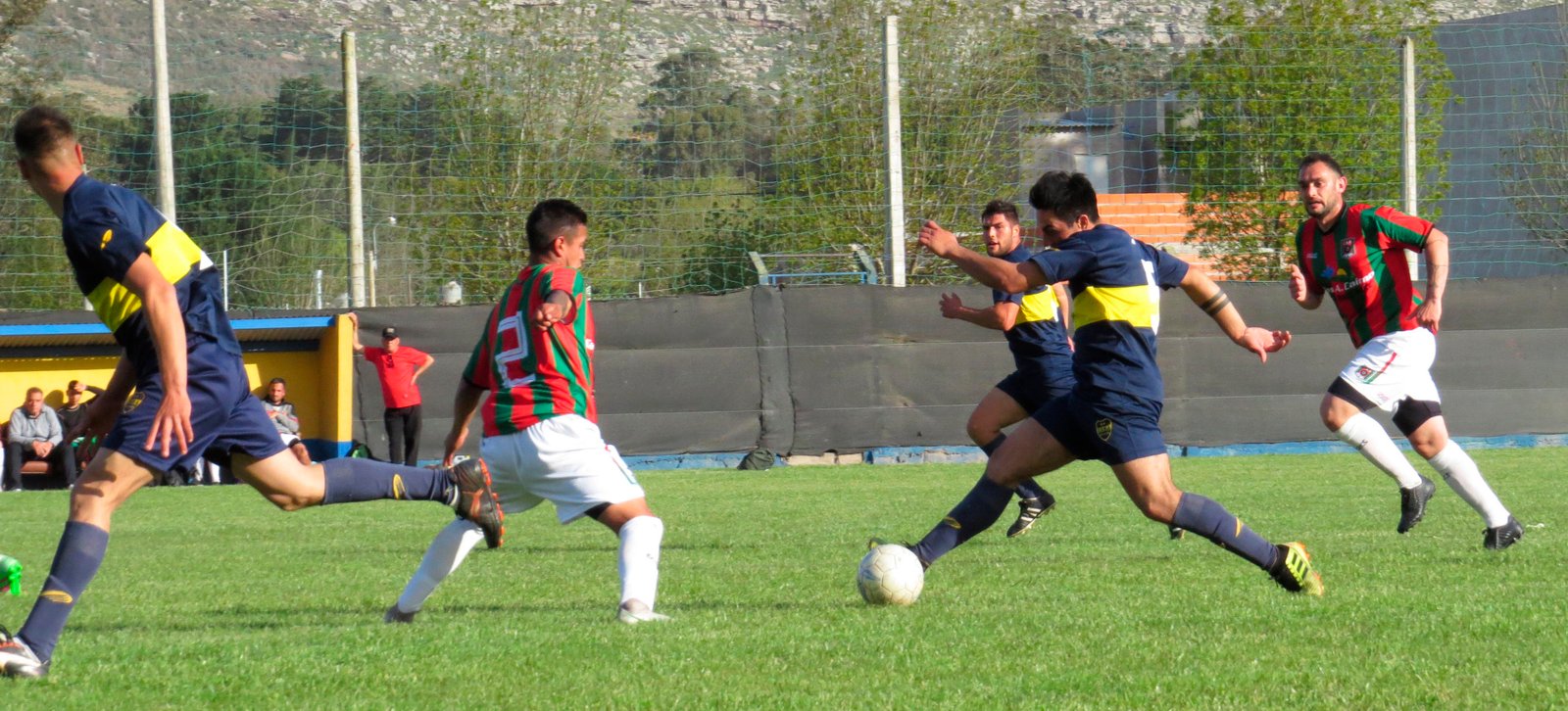 Boca y Ferroviarios no se guardaron nada empataron 4 a 4