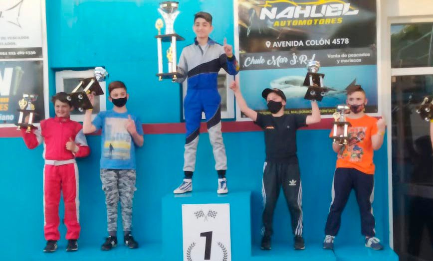 Karting: doble podio para Benjamín Lantella