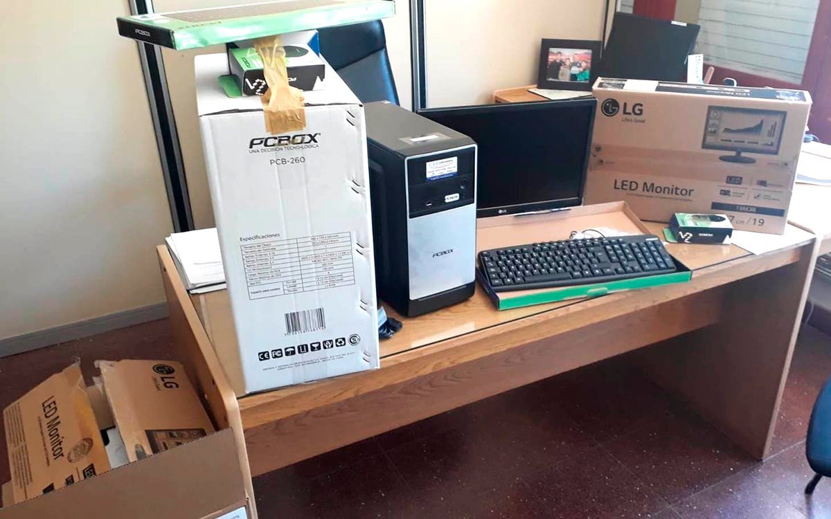 Se recibió equipamiento informático el Hospital
